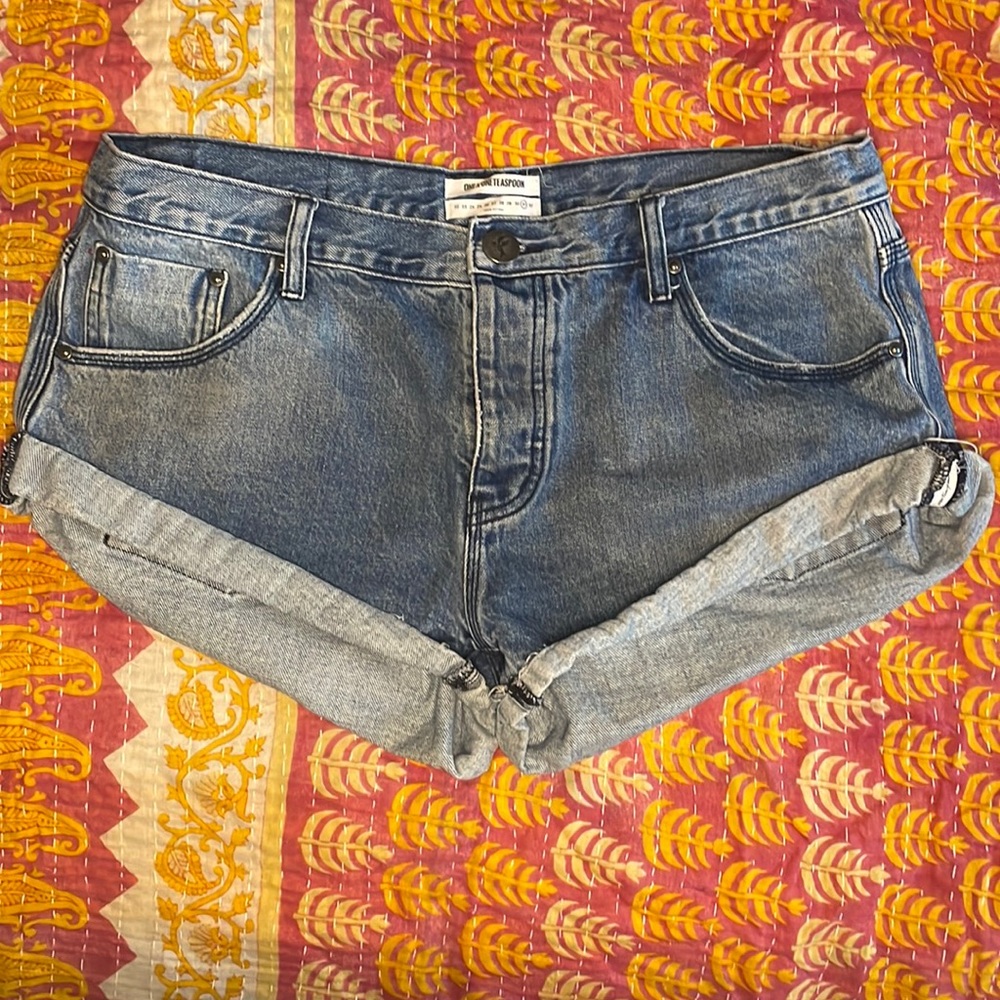 One Teaspoon Bandits Denim Shorts